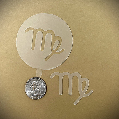 Tanning Sticker Virgo Cutout