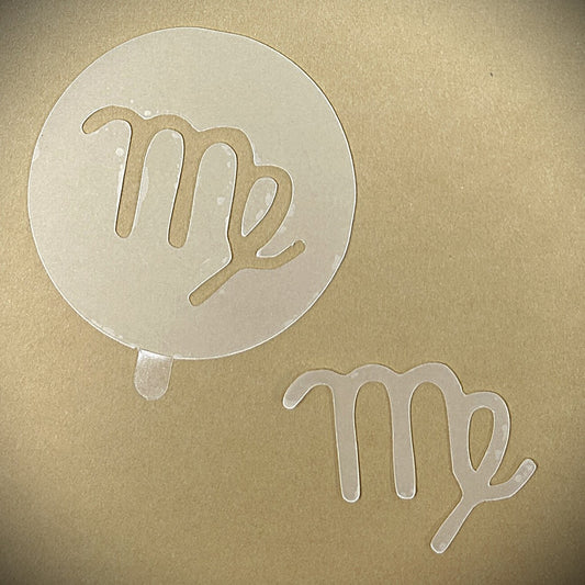 Tanning Sticker Virgo Cutout